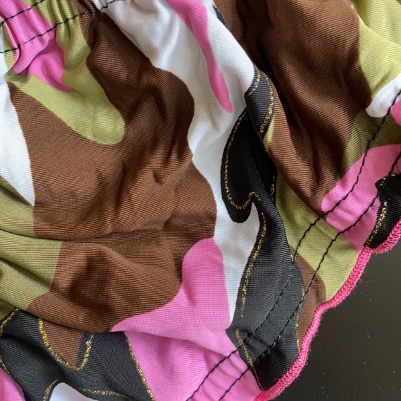 Pink Camo Ruffle Bikini - Picture 4 of 6